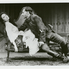 Roma Downey and Daniel Gerroll in the stage production Arms and the Man