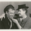 Barry Fitzgerald and Sara Allgood in the stage production Juno and the Paycock.