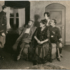 Alfred Lunt, Ernest Cossart, Jane Wheatley, Pedro De Cordoba and unidentified other in the stage production Arms and the Man.