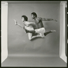 Kenny Pearl and unidentified Alvin Ailey dancer performing in studio