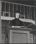 Katharine Hepburn in the stage production The Merchant of Venice
