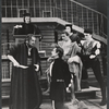 Morris Carnovsky, Katharine Hepburn and unidentified others in the stage production The Merchant of Venice