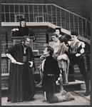 Morris Carnovsky, Katharine Hepburn and unidentified others in the stage production The Merchant of Venice