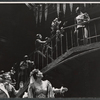Katharine Hepburn and ensemble in the stage production The Merchant of Venice