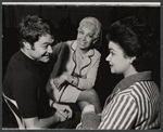 Ariel Furman, Lillian Lux and Susan Walters in rehearsal for the stage production The Megilla of Itzhik Manger