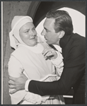 Mariette Hartley and Philip Bosco in the 1960 Central Park production of Measure for Measure