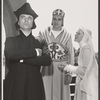 Mark Lenard, Mariette Hartley and Philip Bosco in the 1960 Central Park production of Measure for Measure