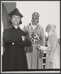 Mark Lenard, Mariette Hartley and Philip Bosco in the 1960 Central Park production of Measure for Measure