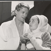 Kathleen Widdoes and unidentified in the 1960 Central Park production of Measure for Measure