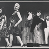 Susan Walters, Lillian Lux, Mike Burstyn and Zisha Gold in the stage production The Megilla of Itzhik Manger