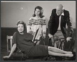 Pippa Scott, Julie Parrish and Fred Clark in rehearsal for the stage production Memo