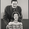 Alan Alda and Julie Parrish in rehearsal for the stage production Memo