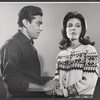 Julie Parrish and unidentified [left] in rehearsal for the stage production Memo