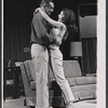 Macdonald Carey and Julie Parrish in the stage production Memo