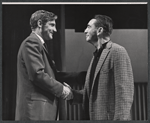 Robert Elston and Macdonald Carey in the stage production Memo 