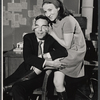 Paul Stevens and Olympia Dukakis in the stage production The Memorandum