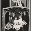 J.J. Jepson, Alice Cannon [front] Travis Hudson, Hal Robinson [left] Jerry Lanning [top] and unidentified others in the stage production Memphis Store-Bought Teeth