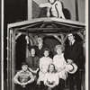 J.J. Jepson, Alice Cannon [front], Travis Hudson, Hal Robinson [left] Jerry Lanning [top] and unidentified others in the stage production Memphis Store-Bought Teeth