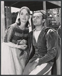 Jane McArthur and Richard Jordan in the 1962 Central Park production of The Merchant of Venice