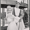 Nan Martin and unidentified in the 1962 Central Park production of The Merchant of Venice