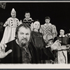 Morris Carnovsky [front], Tom Aldredge, Barbara Baxley, John Cunningham, Marian Hailey, John Devlin and unidentified [left] in the 1967 American Shakespeare Festival production of The Merchant of Venice