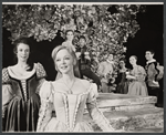 Marian Hailey, Barbara Baxley [left] and unidentified others in the 1967 American Shakespeare Festival production of The Merchant of Venice