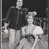 Joan Weldon [right] and unidentified in the stage production The Merry Widow