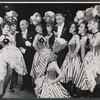 Mischa Auer and ensemble in the stage production The Merry Widow