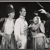 Mischa Auer, Robert Goss and Joseph Leon in the stage production The Merry Widow