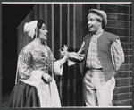 Sada Thompson and unidentified in the 1959 American Shakespeare Festival production of The Merry Wives of Windsor