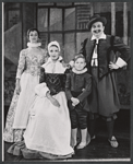 Barbara Barrie, Nancy Marchand, Patrick Hines and unidentified in the 1959 American Shakespeare Festival production of The Merry Wives of Windsor