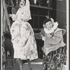 Marilyn Sokol and Barnard Hughes in the 1974 Central Park production of The Merry Wives of Windsor