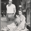 Michael Lombard and Estelle Parsons in the stage production Mert and Phil