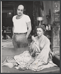 Michael Lombard and Estelle Parsons in the stage production Mert and Phil