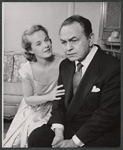 Mona Freeman and Edward G. Robinson in the 1958 tour of the stage production Middle of the Night