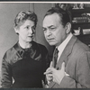 Edward G. Robinson and unidentified in the 1958 tour of the stage production Middle of the Night