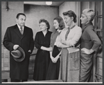 Edward G. Robinson, June Walker and unidentified others in the 1958 tour of the stage production Middle of the Night
