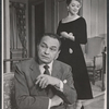 Edward G. Robinson and unidentified in the 1958 tour of the stage production Middle of the Night