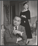 Edward G. Robinson and unidentified in the 1958 tour of the stage production Middle of the Night