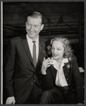 William Redfield and Tallulah Bankhead in rehearsal for the stage production Midgie Purvis