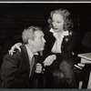 Burgess Meredith and Tallulah Bankhead in rehearsal for the stage production Midgie Purvis