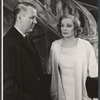 Clinton Sundberg and Tallulah Bankhead in the stage production Midgie Purvis