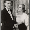 William Redfield and Tallulah Bankhead in the stage production Midgie Purvis