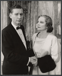 William Redfield and Tallulah Bankhead in the stage production Midgie Purvis