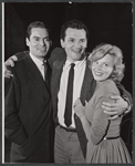 Martin Brooks, Steven Hill and Evans Evans in the stage production The Midnight Sun