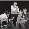 John Frankenheimer, Ed Begley, Janet Gaynor and Steven Hill in rehearsal for the stage production The Midnight Sun