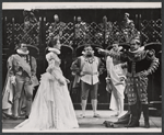 John Ragin, Barbara Barrie, Patrick Hines, William Smithers and Jack Bittner in the 1959 American Shakespeare production of A Midsummer Night's Dream