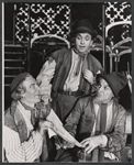Hiram Sherman, Morris Carnovsky and unidentified [left] in the 1959 American Shakespeare production of A Midsummer Night's Dream