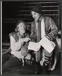 Morris Carnovsky [right] and unidentified in the 1959 American Shakespeare production of A Midsummer Night's Dream