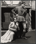 Margaret Hall and Jonathan Farwell in the 1961 stage production A Midsummer Night's Dream